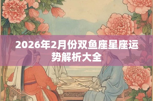 2026年2月份双鱼座星座运势解析大全 2026年2月份双鱼座星座运势解析大全
