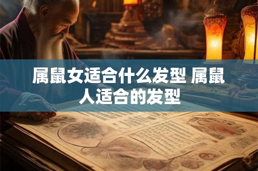 属鼠女适合什么发型 属鼠人适合的发型