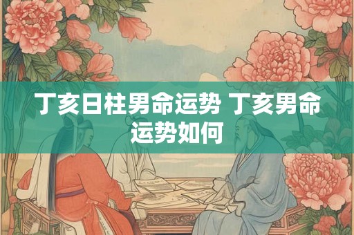 丁亥日柱男命运势 丁亥男命运势如何 丁亥日柱男命运势 丁亥男命运势如何
