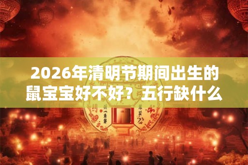 2026年清明节期间出生的鼠宝宝好不好?五行缺什么? 2026年清明节期间出生的鼠宝宝好不好?五行缺什么?