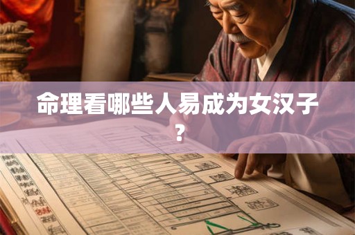命理看哪些人易成为女汉子？