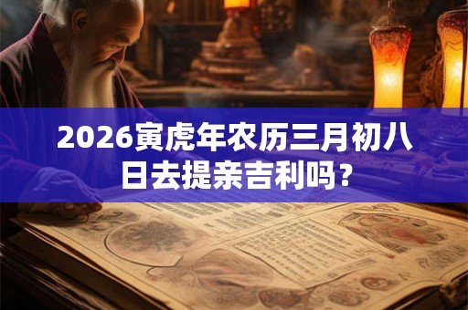 2026寅虎年农历三月初八日去提亲吉利吗？