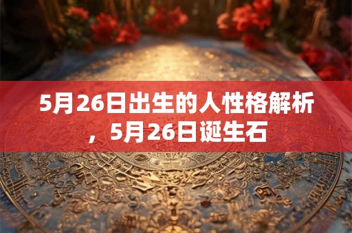 5月26日出生的人性格解析，5月26日诞生石