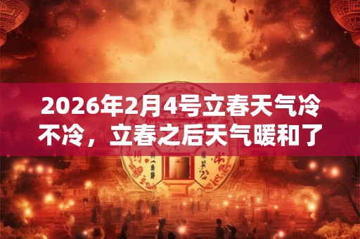 2026年2月4号立春天气冷不冷，立春之后天气暖和了吗？