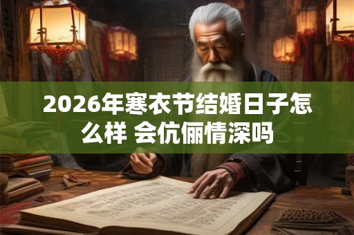 2026年寒衣节结婚日子怎么样 会伉俪情深吗