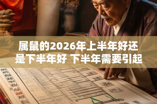 属鼠的2026年上半年好还是下半年好 下半年需要引起注意