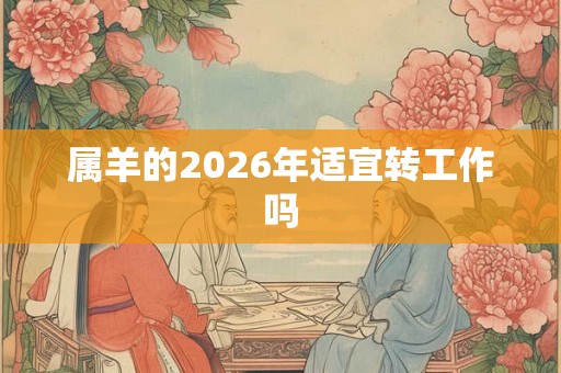 属羊的2026年适宜转工作吗