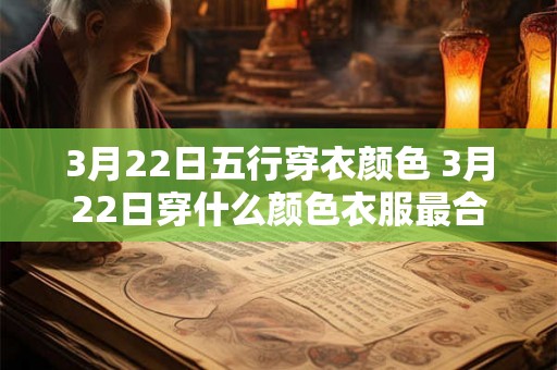 3月22日五行穿衣颜色 3月22日穿什么颜色衣服最合适
