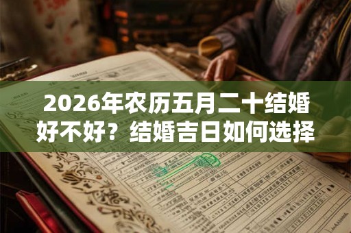 2026年农历五月二十结婚好不好？结婚吉日如何选择？