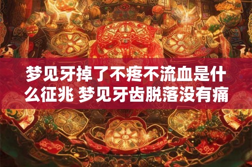 梦见牙掉了不疼不流血是什么征兆 梦见牙齿脱落没有痛症是什么象征