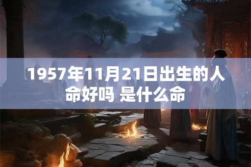 1957年11月21日出生的人命好吗 是什么命