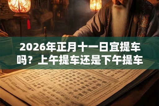 2026年正月十一日宜提车吗？上午提车还是下午提车