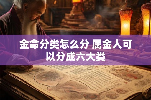 金命分类怎么分 属金人可以分成六大类