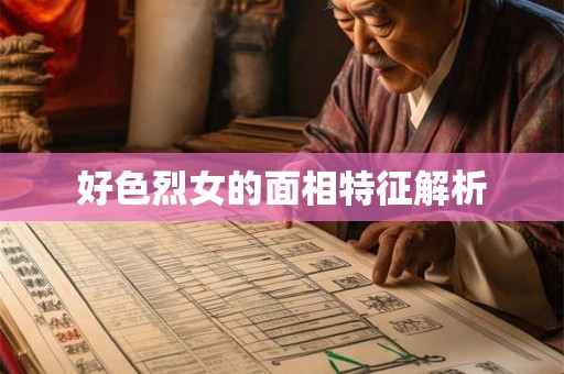 好色烈女的面相特征解析