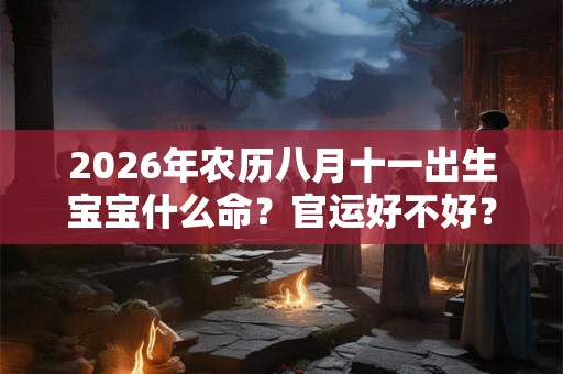 2026年农历八月十一出生宝宝什么命？官运好不好？