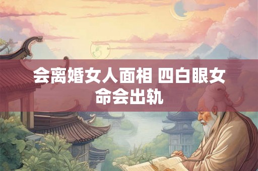 会离婚女人面相 四白眼女命会出轨 会离婚女人面相 四白眼女命会出轨