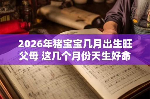 2026年猪宝宝几月出生旺父母 这几个月份天生好命