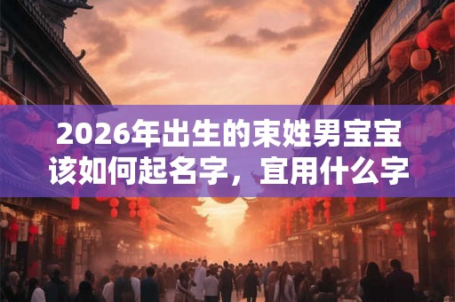 2026年出生的束姓男宝宝该如何起名字，宜用什么字。