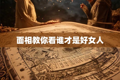面相教你看谁才是好女人
