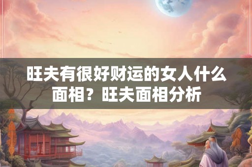 旺夫有很好财运的女人什么面相？旺夫面相分析