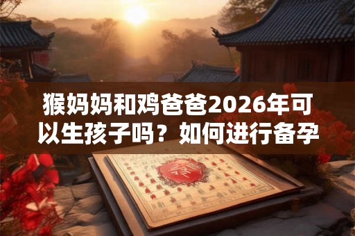 猴妈妈和鸡爸爸2026年可以生孩子吗？如何进行备孕？
