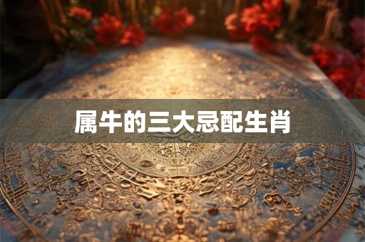 属牛的三大忌配生肖