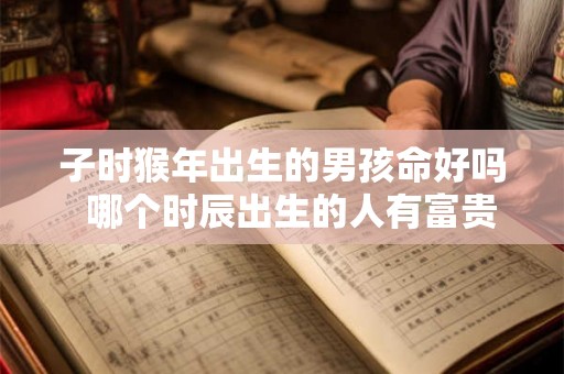 子时猴年出生的男孩命好吗  哪个时辰出生的人有富贵命