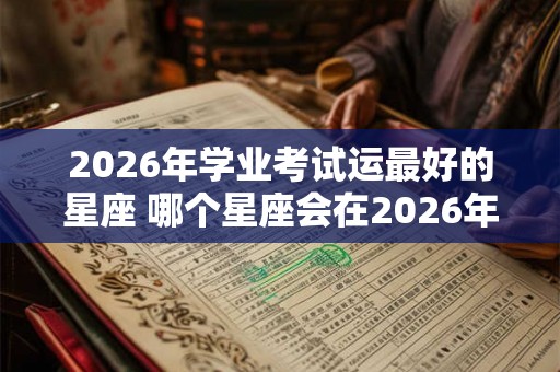 2026年学业考试运最好的星座 哪个星座会在2026年的学业考试中运气最好 2026年学业考试运最好的星座 哪个星座会在2026年的学业考试中运气最好