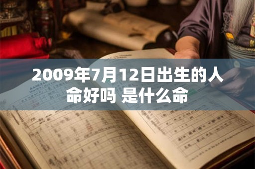 2009年7月12日出生的人命好吗 是什么命