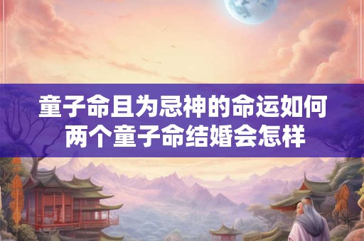 童子命且为忌神的命运如何 两个童子命结婚会怎样