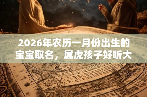 2026年农历一月份出生的宝宝取名,属虎孩子好听大气的名字 2026年农历一月份出生的宝宝取名,属虎孩子好听大气的名字