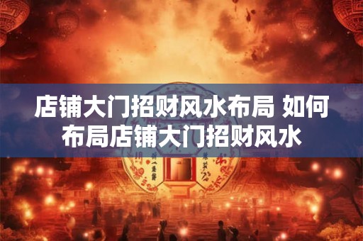 店铺大门招财风水布局 如何布局店铺大门招财风水