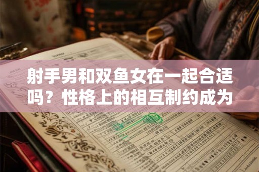 射手男和双鱼女在一起合适吗?性格上的相互制约成为相配的一对 射手男和双鱼女在一起合适吗?性格上的相互制约成为相配的一对