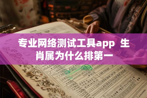 专业网络测试工具app  生肖属为什么排第一