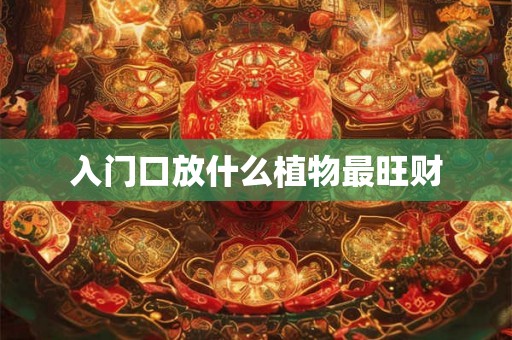 入门口放什么植物最旺财