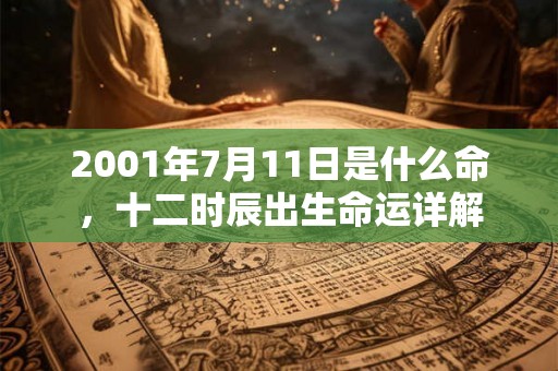 2001年7月11日是什么命，十二时辰出生命运详解