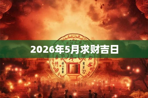 2026年5月求财吉日 2026年5月求财吉日