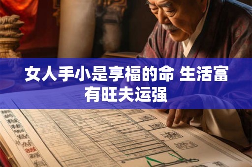 女人手小是享福的命 生活富有旺夫运强