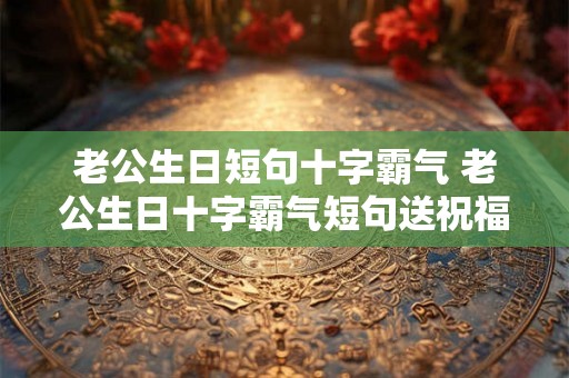老公生日短句十字霸气 老公生日十字霸气短句送祝福