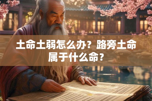 土命土弱怎么办?路旁土命属于什么命? 土命土弱怎么办?路旁土命属于什么命?