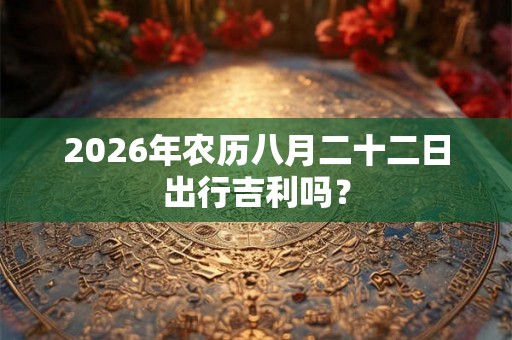 2026年农历八月二十二日出行吉利吗? 2026年农历八月二十二日出行吉利吗?