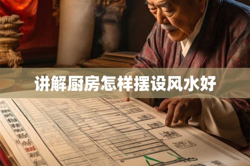 讲解厨房怎样摆设风水好 讲解厨房怎样摆设风水好