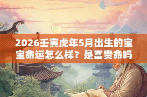 2026壬寅虎年5月出生的宝宝命运怎么样？是富贵命吗？