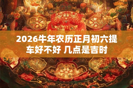 2026牛年农历正月初六提车好不好 几点是吉时