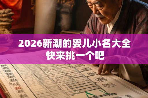 2026新潮的婴儿小名大全 快来挑一个吧
