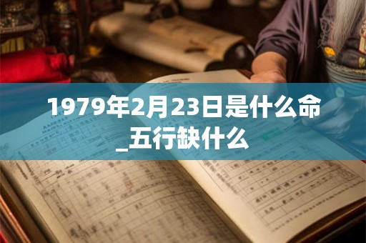 1979年2月23日是什么命_五行缺什么