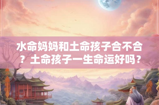 水命妈妈和土命孩子合不合？土命孩子一生命运好吗？