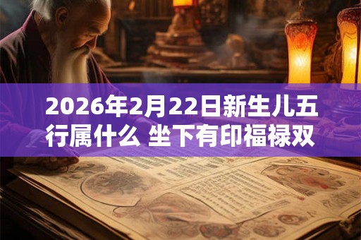 2026年2月22日新生儿五行属什么 坐下有印福禄双全