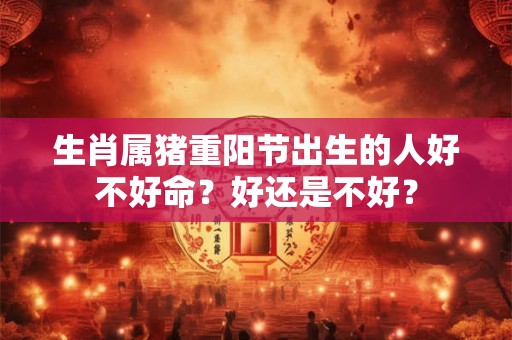 生肖属猪重阳节出生的人好不好命？好还是不好？