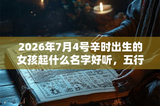 2026年7月4号辛时出生的女孩起什么名字好听,五行是什么? 2026年7月4号辛时出生的女孩起什么名字好听,五行是什么?
